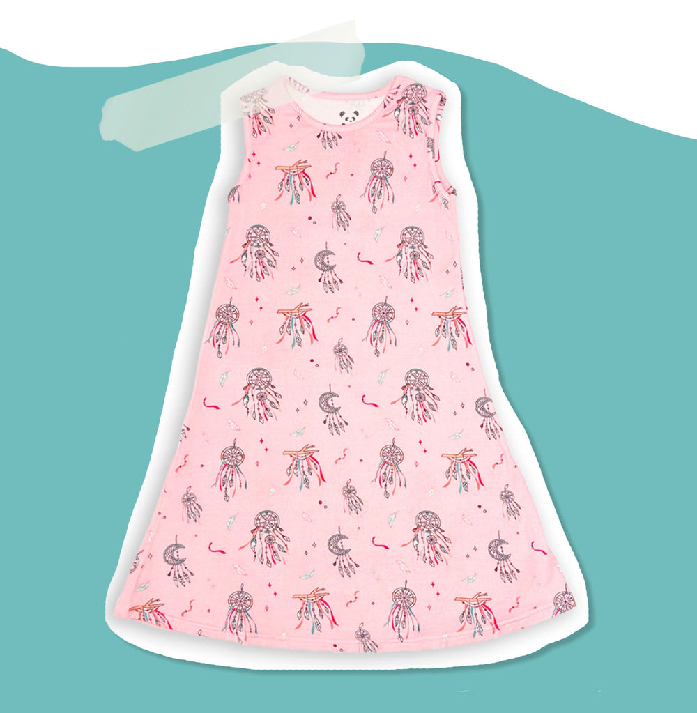 Dreamcatcher Bamboo Dress Pink