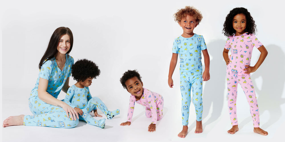 Lemonade Bamboo Baby Pajamas