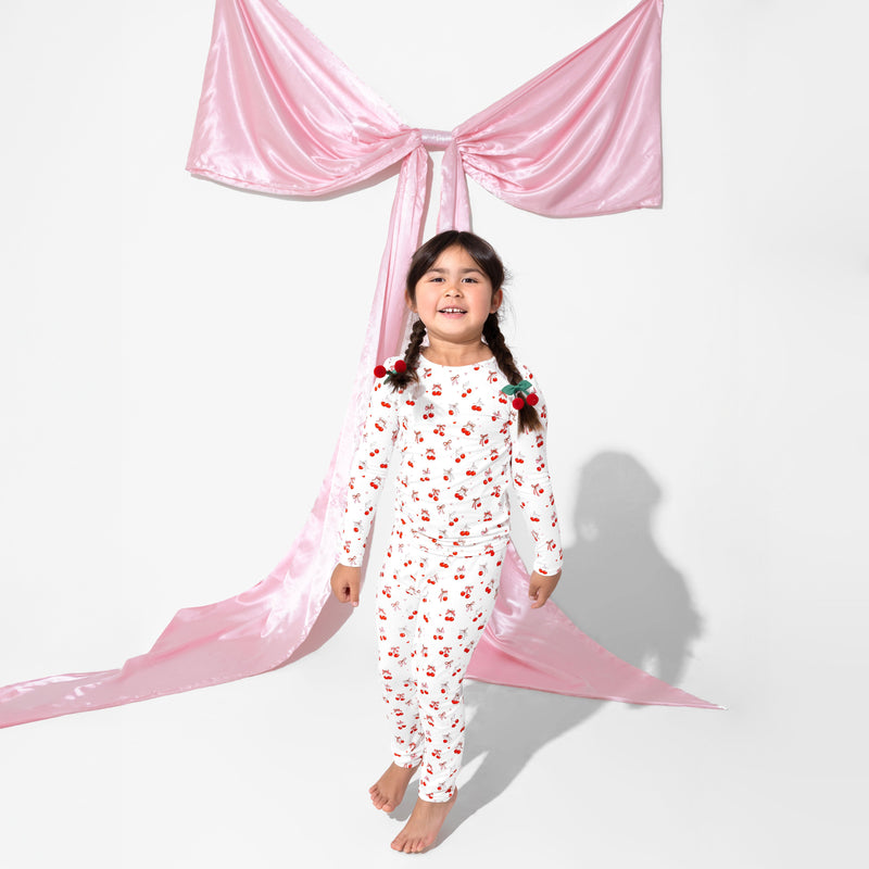 Cherry On Top Bamboo Kids Pajamas