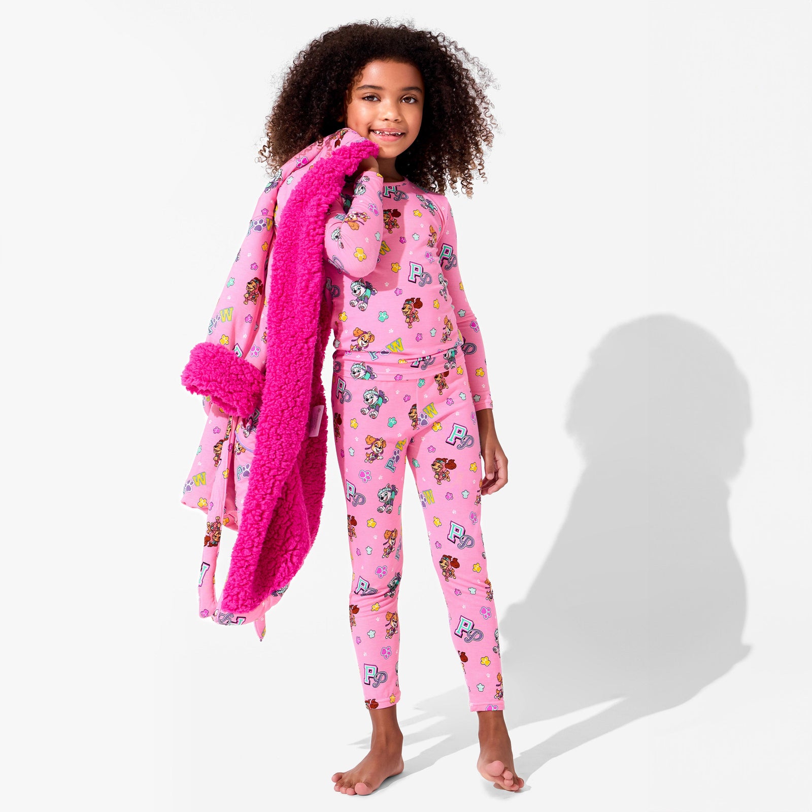 PAW Patrol: Varsity Pink Bamboo Kids Pajamas