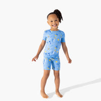 Baby Shark Surf Bamboo Kids Pajama Short Set