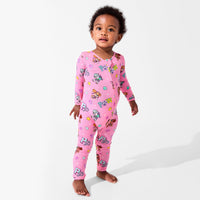 PAW Patrol: Varsity Pink Bamboo Convertible Footie