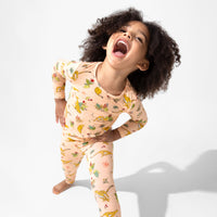 Pounce In Paradise Cheetah Bamboo Kids Pajamas