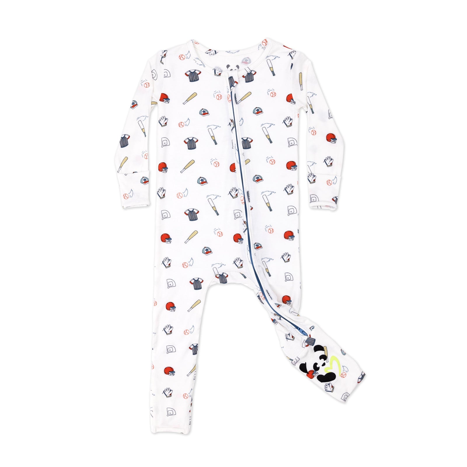 Baseball Bamboo Convertible Footie