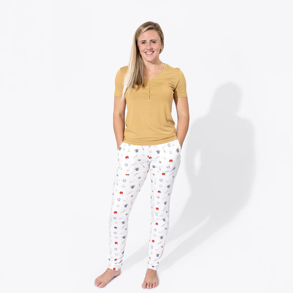 Baseball Bamboo Women's Pajama Set