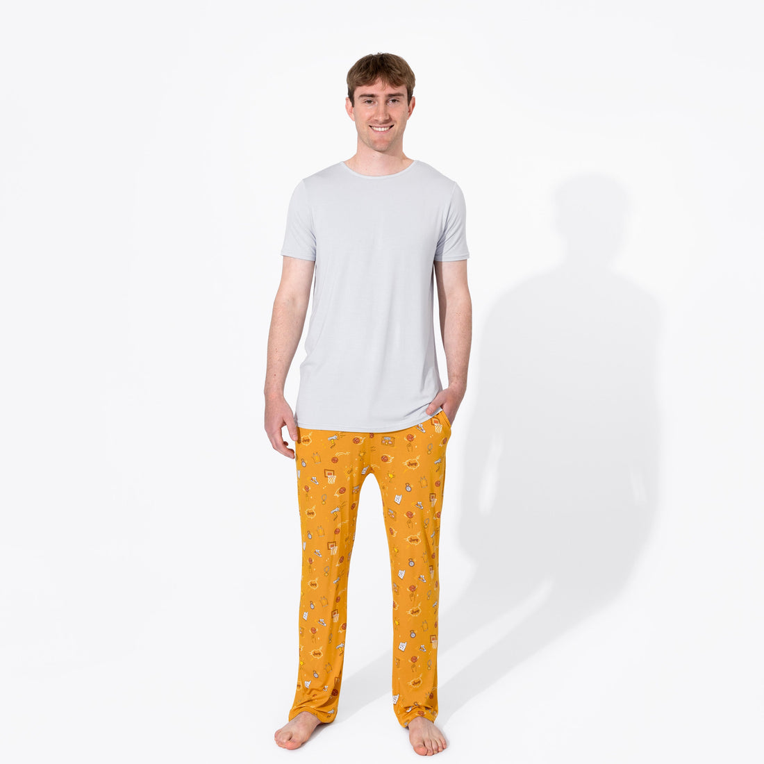 Basketball Bamboo Men's Pajama Set