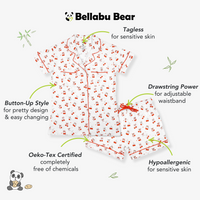 Cherry On Top Bamboo Women's Pajama Short Set