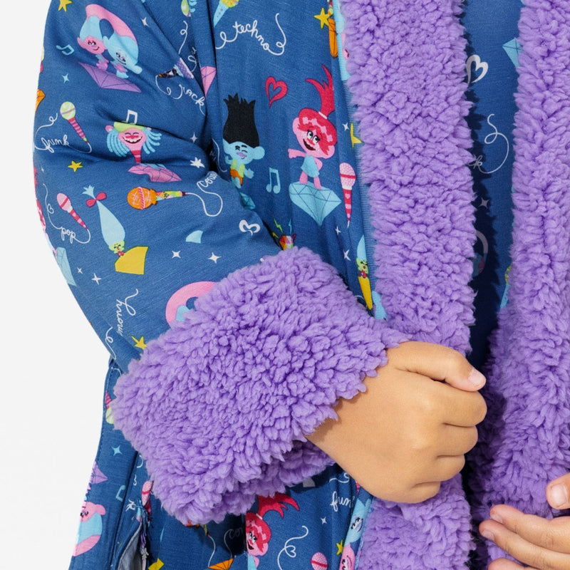 Trolls Music Bamboo Kids Sherpa Robe