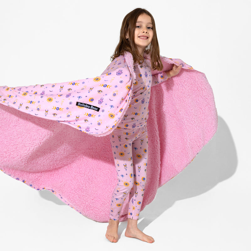 The Eye Pink Bamboo Kids Pajamas