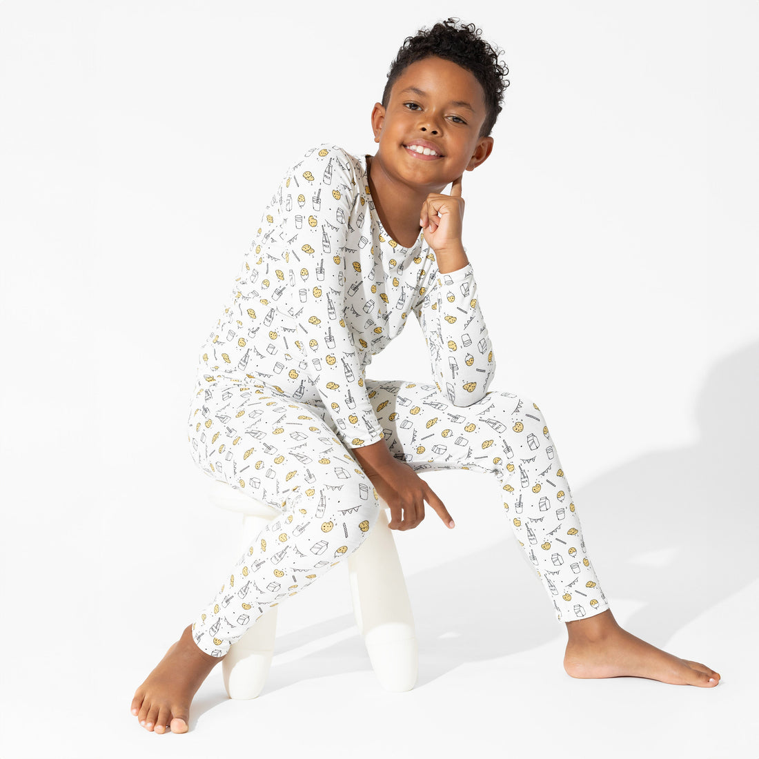 Milk & Cookies Bamboo Kids Pajamas