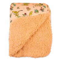 Pounce In Paradise Cheetah Bamboo Sherpa Blanket
