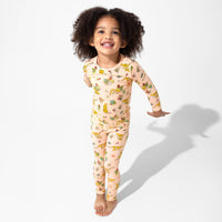 Pounce In Paradise Cheetah Bamboo Kids Pajamas