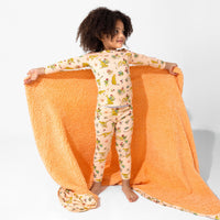 Pounce In Paradise Cheetah Bamboo Kids Pajamas