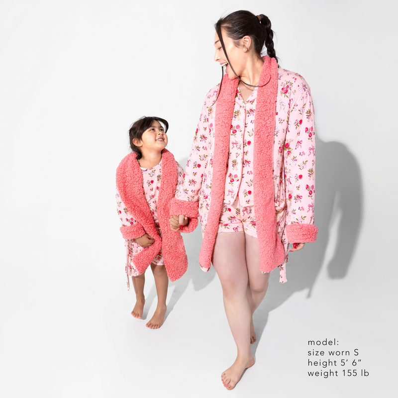 Bows & Blooms Bamboo Women's Pajama Short Set