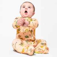 Pounce In Paradise Cheetah Bamboo Convertible Footie