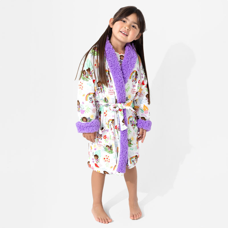 Dora: Tropical Dreams Bamboo Kids Sherpa Robe