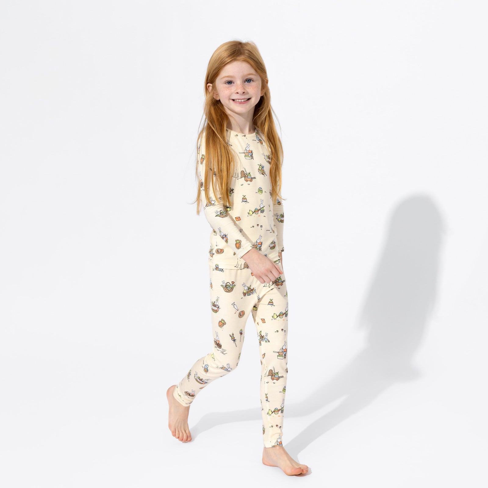 Easter Bunny Workshop Bamboo Kids Pajamas