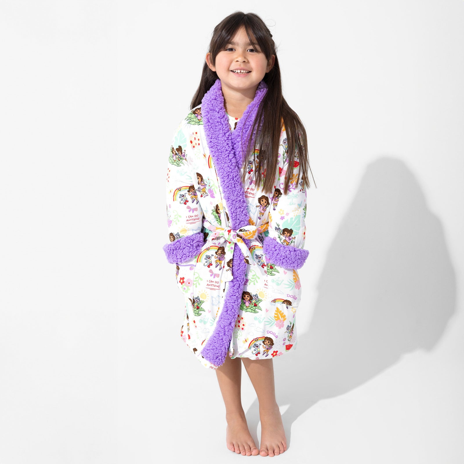 Dora: Tropical Dreams Bamboo Kids Sherpa Robe