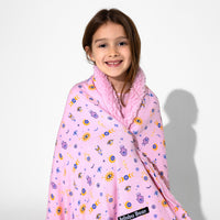 The Eye Pink Bamboo Sherpa Blanket