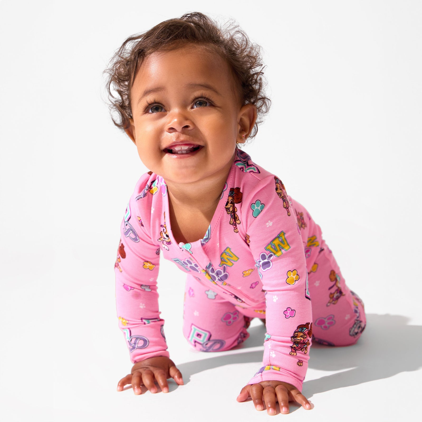 PAW Patrol: Varsity Pink Bamboo Convertible Footie