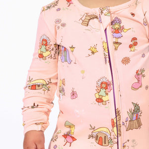 Fairy Garden Bamboo Convertible Footie