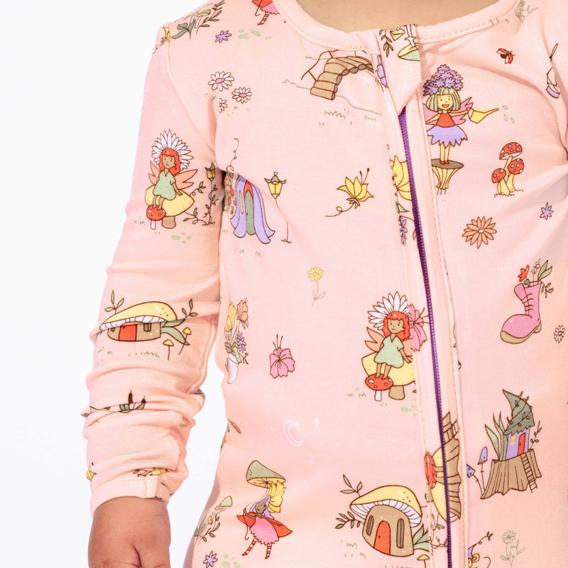 Fairy Garden Bamboo Convertible Footie