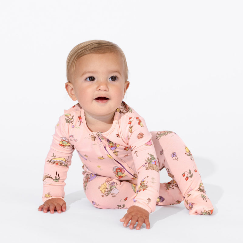 Fairy Garden Bamboo Convertible Footie