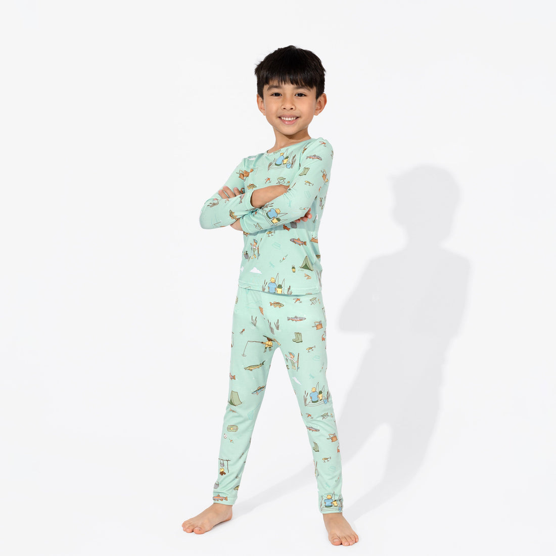 Fishing Bamboo Kids Pajamas