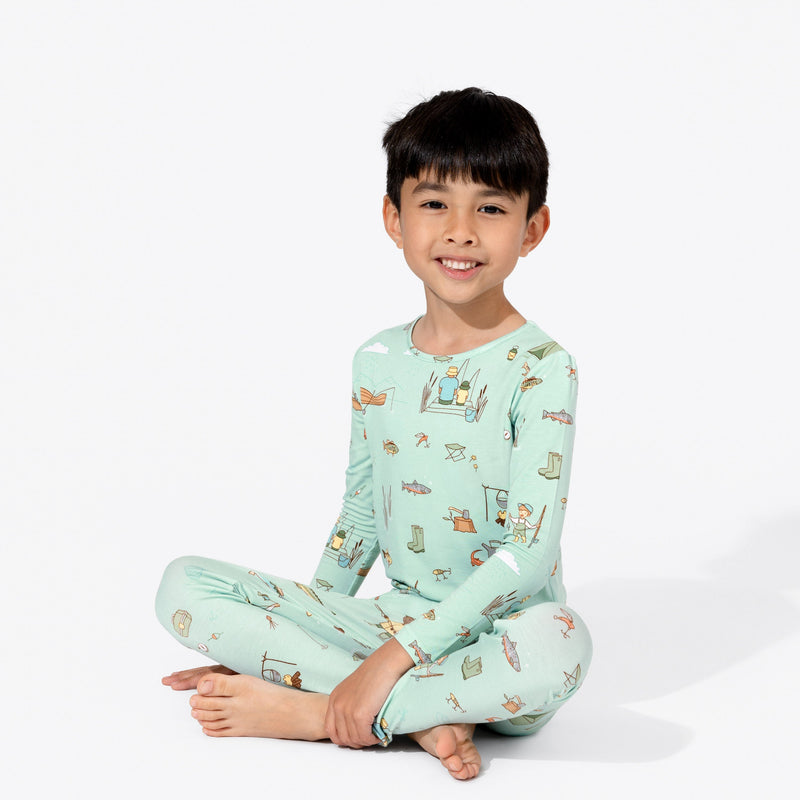 Fishing Bamboo Kids Pajamas