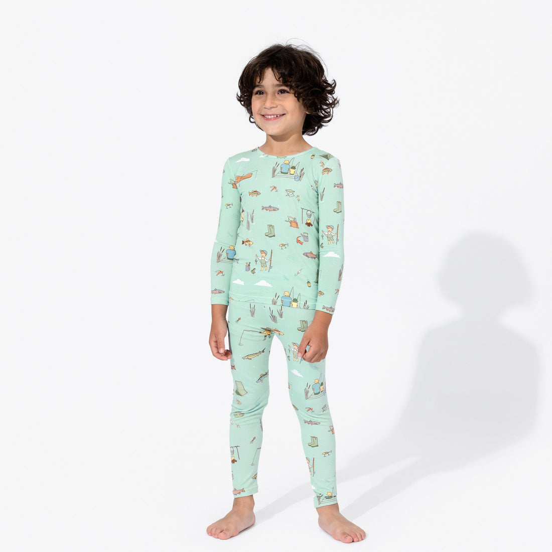 Fishing Bamboo Kids Pajamas