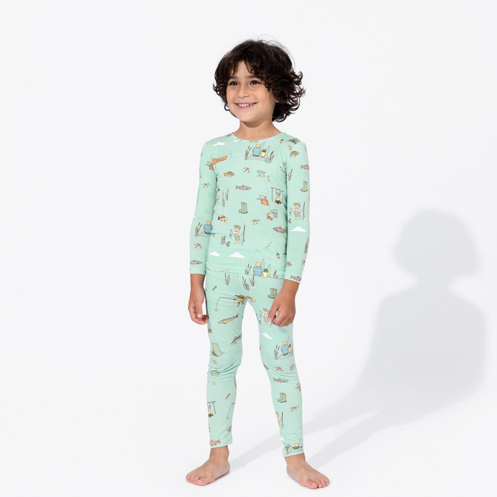 Fishing Bamboo Kids Pajamas