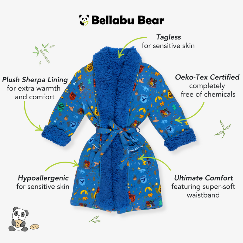 House Pride Bamboo Kids Sherpa Robe