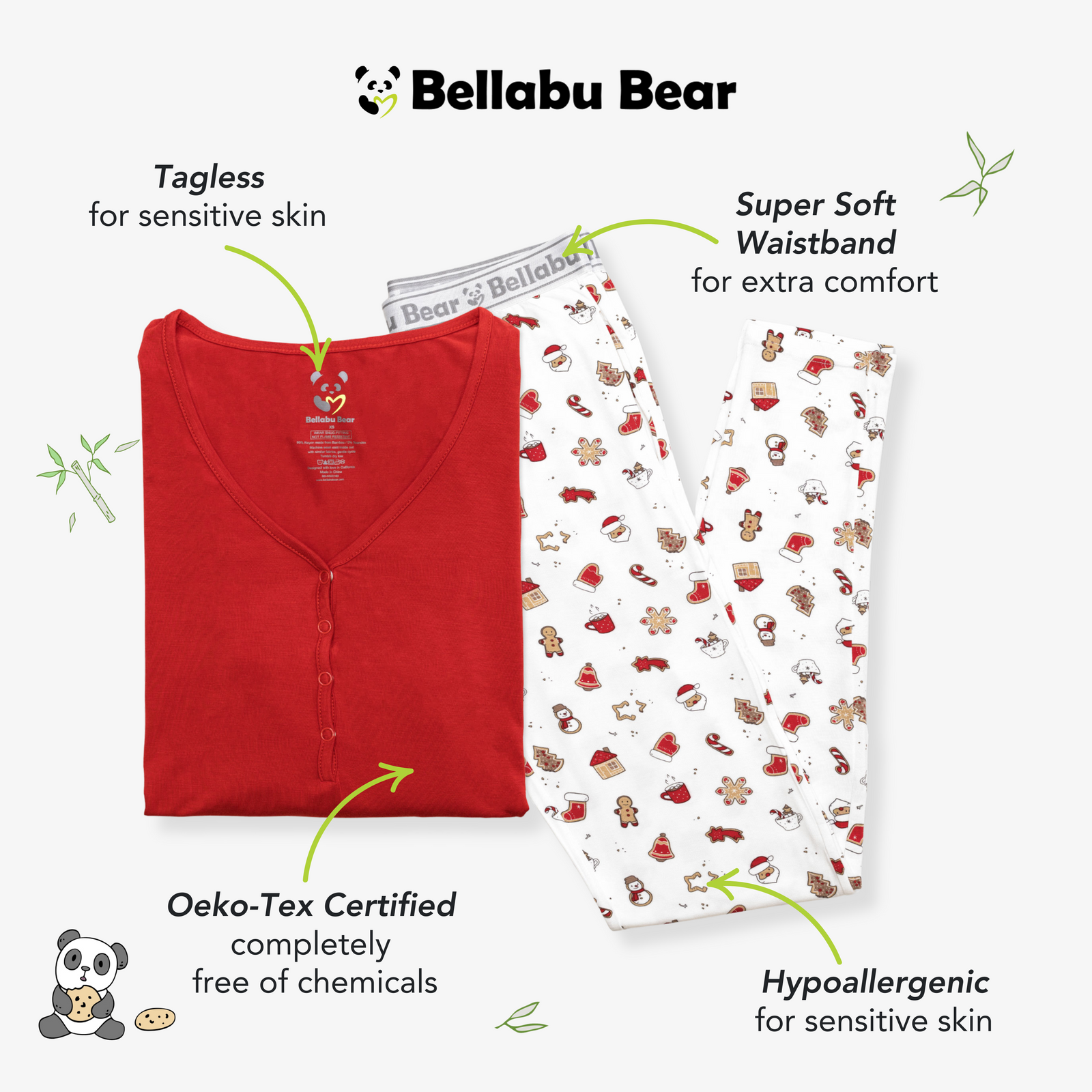 Sugar Cookies Bamboo Women's Pajama Set