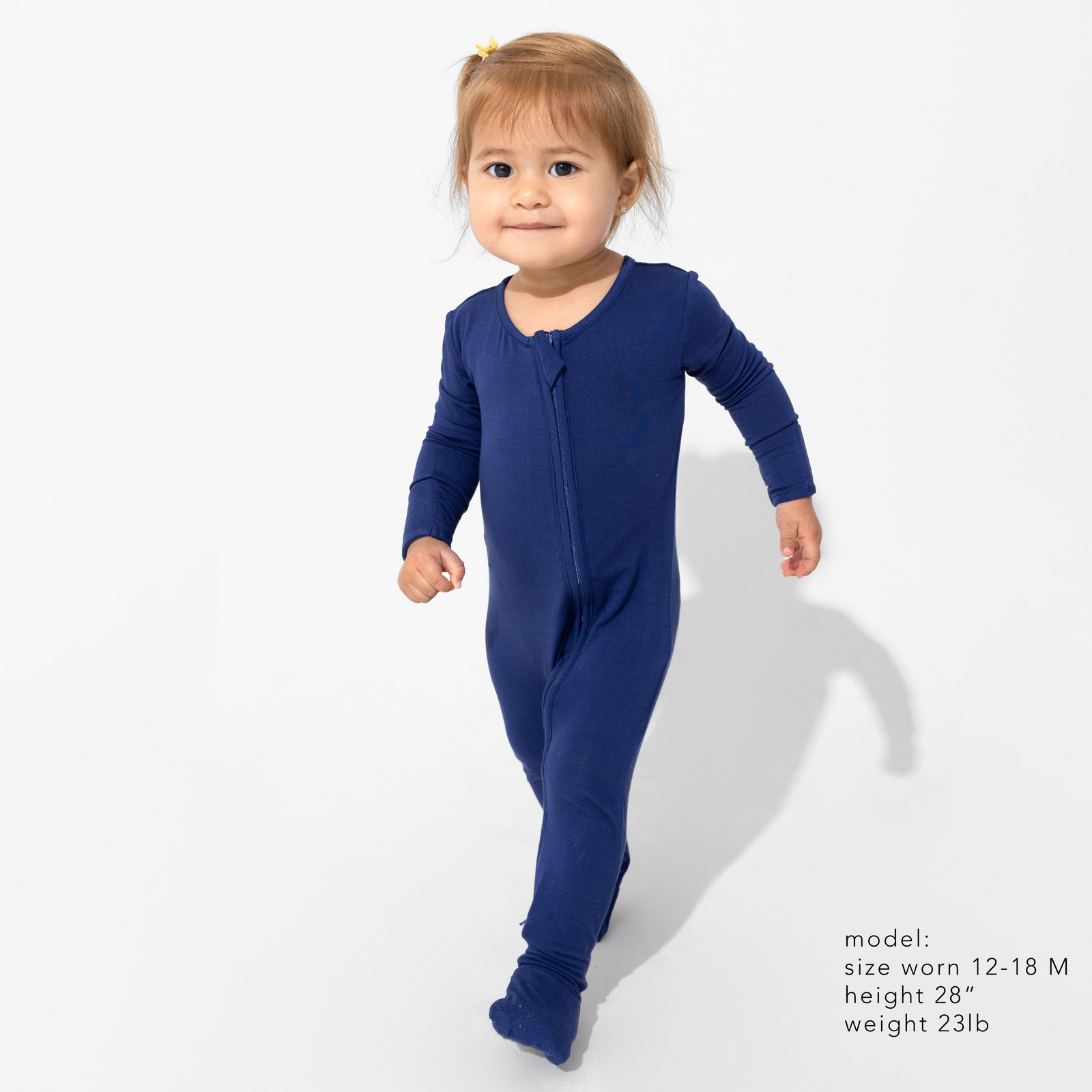 Starry Night Blue Bamboo Convertible Footie