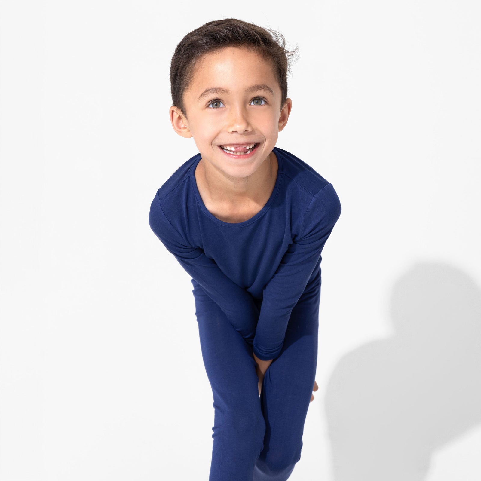 Starry Night Blue Bamboo Kids Pajamas
