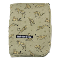Sage & Spots Leopard Bamboo Sherpa Blanket