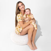 Pounce In Paradise Cheetah Bamboo Convertible Footie