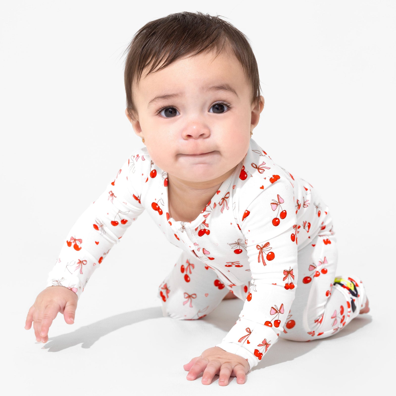 Cherry On Top Bamboo Convertible Footie