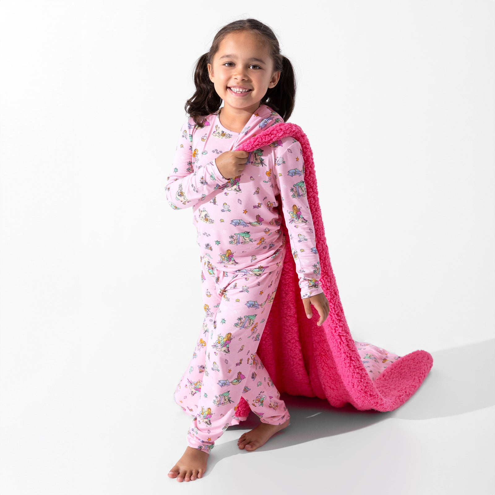 Mermaid Lagoon Bamboo Kids Pajamas