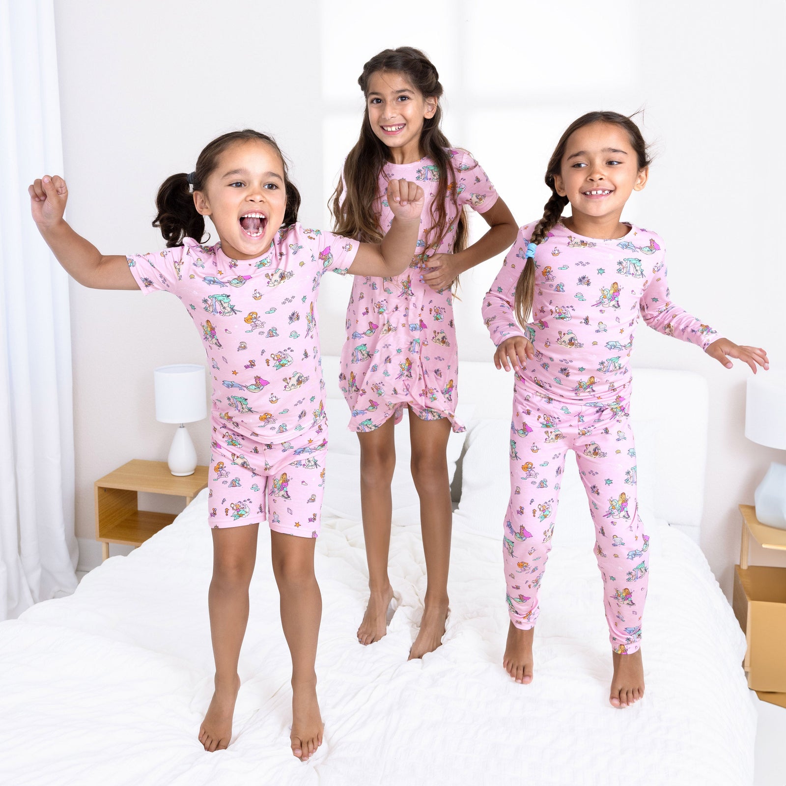 Mermaid Lagoon Bamboo Kids Pajamas