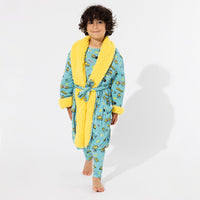 Minions Bello Banana Bamboo Kids Sherpa Robe