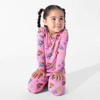 PAW Patrol: Varsity Pink Bamboo Kids Pajamas