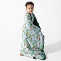 Minecraft Overworld Dreams Bamboo Sherpa Blanket