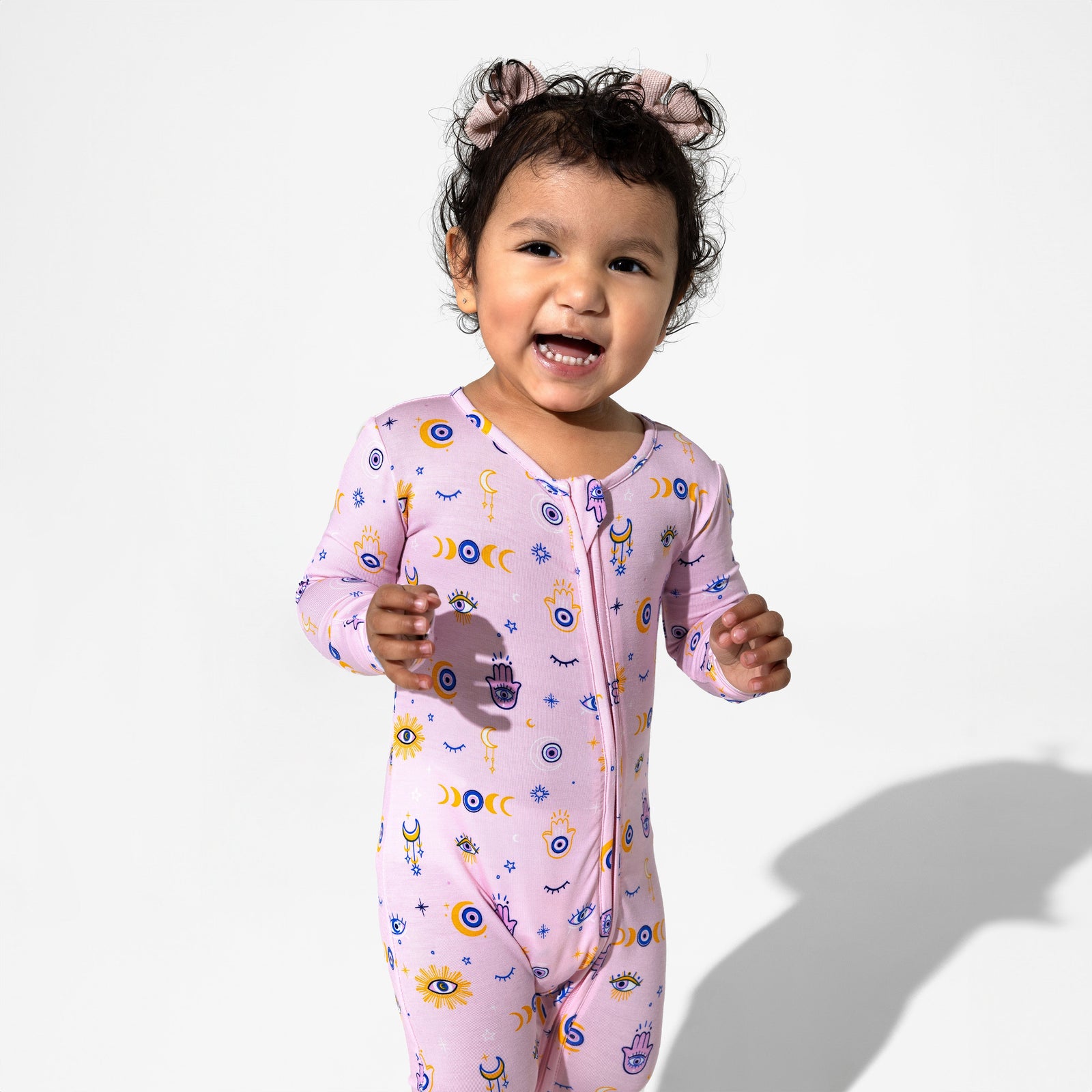 The Eye Pink Bamboo Convertible Footie