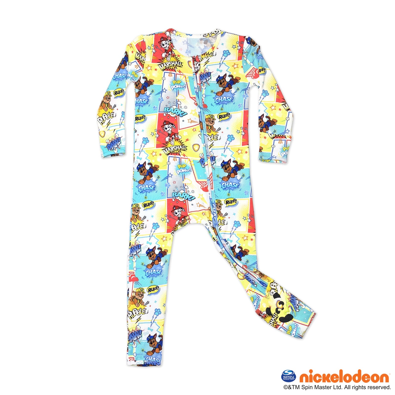 PAW Patrol: Comic Boy Pups Bamboo Convertible Footie