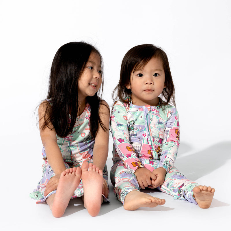 PAW Patrol: Comic Girl Pups Bamboo Convertible Footie