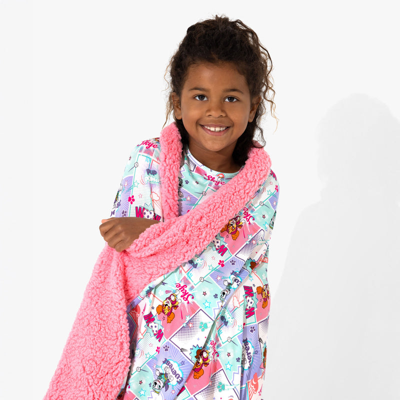 PAW Patrol: Comic Girl Pups Bamboo Sherpa Blanket