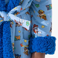 PAW Patrol: Varsity Blue Bamboo Kids Sherpa Robe