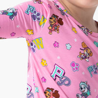 PAW Patrol: Varsity Pink Bamboo Kids Pajamas