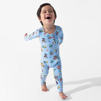 PAW Patrol: Varsity Blue Bamboo Convertible Footie
